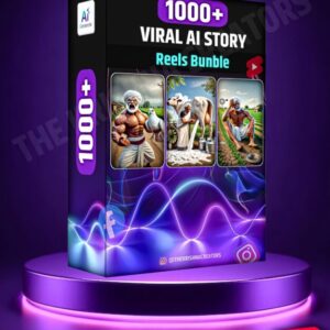 🔥 1000+ Viral AI Cartoon Story Reels Bundle – Ready to Post Content Pack