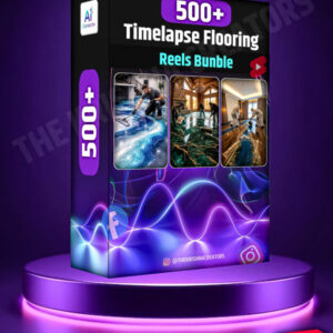 🔥 500+ Satisfying Flooring Timelapse Reels 💥 | Ready-to-Post Viral Bundle