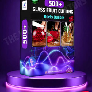 🔥 500+ AI Glass Fruits Cutting Viral Reels Bundle – Satisfying & Unique Content Pack