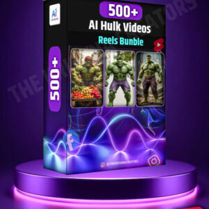 💪 500+ AI Hulk Superhero Reels Pack – High Engagement Content