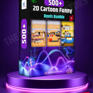 💥500+ 2D Cartoon Funny Reels Bundle (HD Quality) – Only ₹99 Offer!
