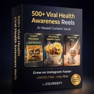500+ Viral Health Awareness Reels Bundle (AI Based) | Ready-to-Upload Content for Fast Growth