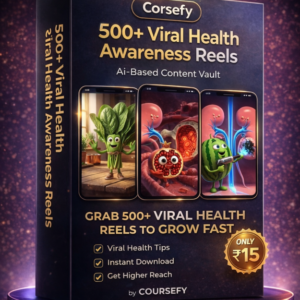 500+ Viral Health Awareness Reels Bundle (AI Based) | Ready-to-Upload Content for Fast Growth