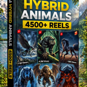 🔥 AI Hybrid Animals — 4500+ Viral Reels Bundle | USA Based | Copyright Free