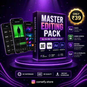 Master Editing Pack + 1000+ SFX Bundle (Free ₹99 Bonus)