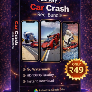 Car Crash Reels Bundle – 300+ HD Viral Clips | Instant Download | ₹49 Only