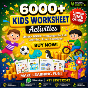 6000+ Kids Worksheets (Printable)