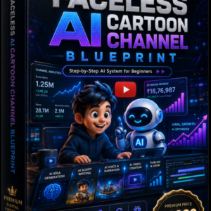 Faceless AI Cartoon Channel Blueprint 🚀