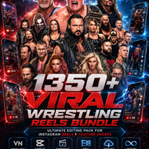 💥 1350+ WWE Reels Mega Bundle – Viral Editing Pack