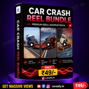 Car Crash Reels Bundle – 300+ HD Viral Clips | Instant Download | ₹49 Only
