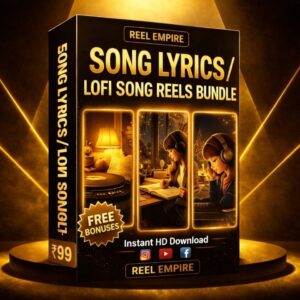 Song lyrics lofi song reels bundal