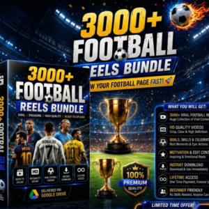 3000+ Football Reels Bundle ⚽🔥 | Viral Football Content Pack