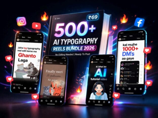 500+ Typography reel bundle