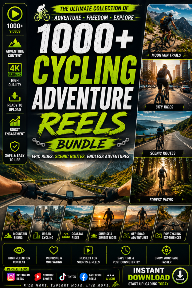 1000+ Cycling Adventure Reels Bundle