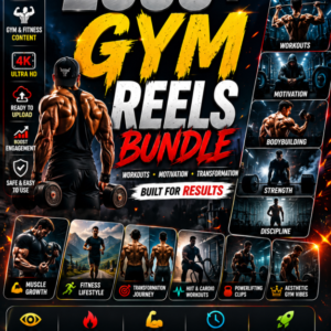 2000+ Viral Gym Reels Bundle