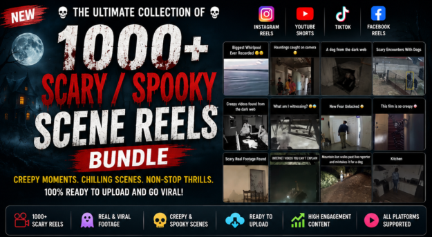 1000+ Scary & Spooky Scene Reels Bundle