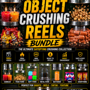 1000+ Hydraulic Press Viral Reels Pack