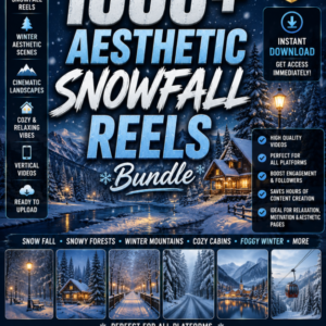 1000+ Aesthetic Snowfall Reels Bundle