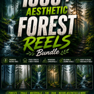 1000+ Aesthetic Forest Reels Bundle