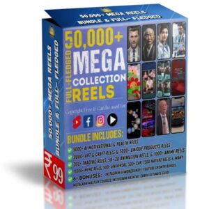 All In One Mega Pack – 10,000+ Viral Reel Bundles Collection | Instant Download