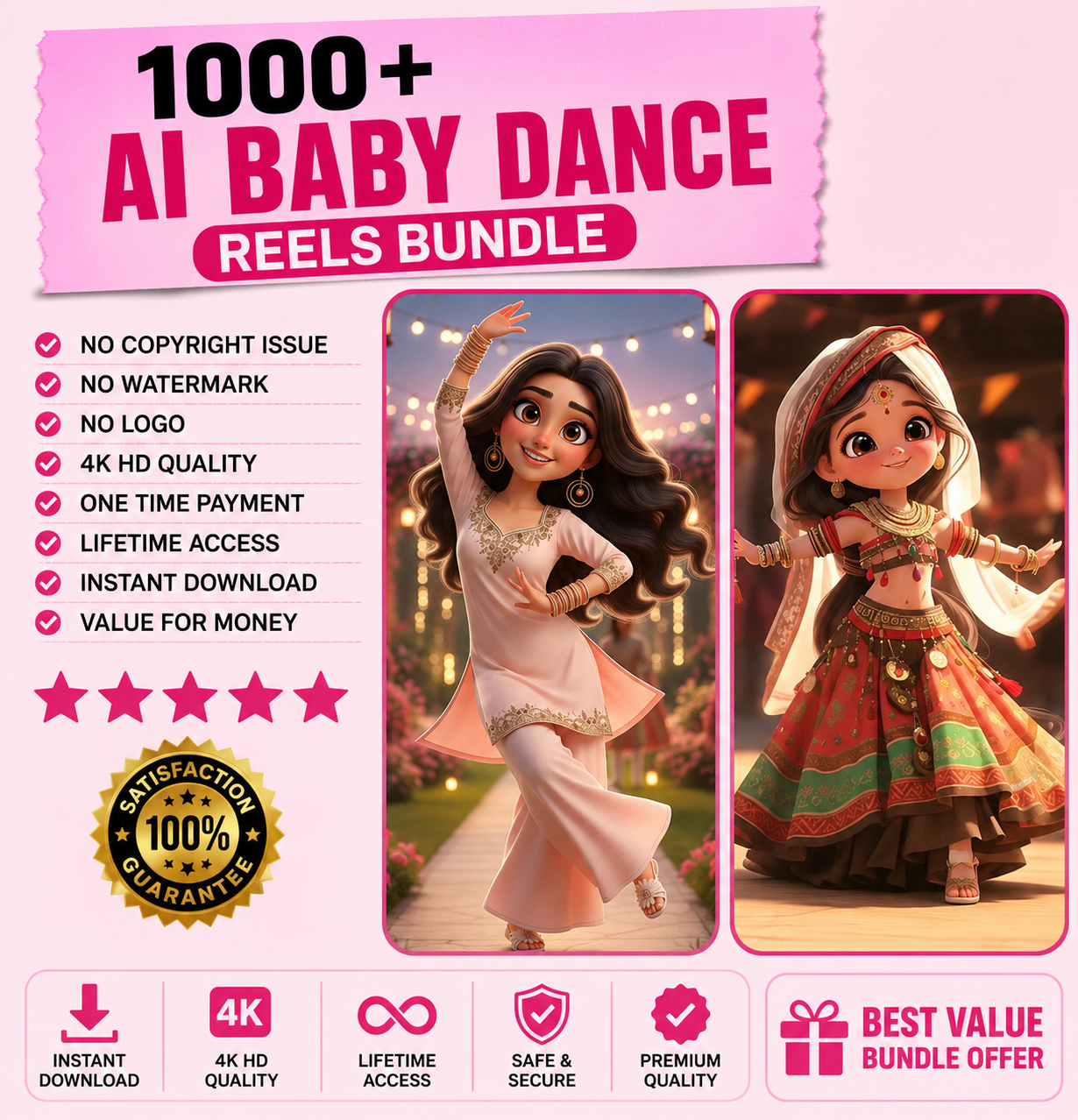 Viral AI Baby Dancing Reels Bundle