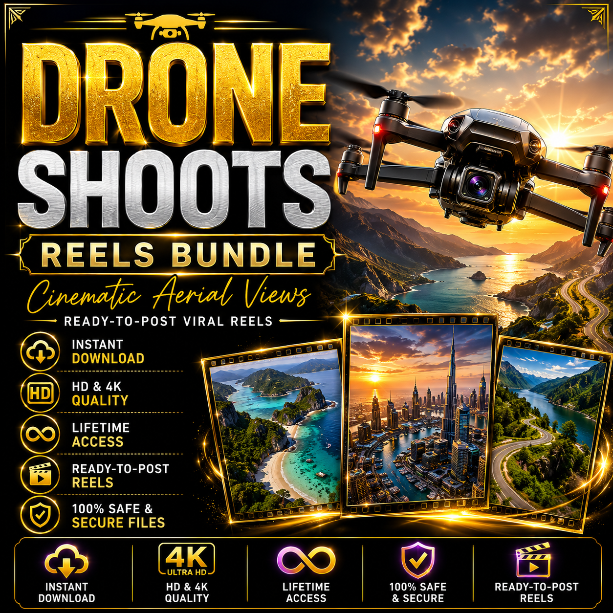 Drone Shooots Reel Bundle