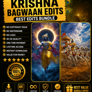 Krishna Bhagwan Edits Reel Bundle 🔱