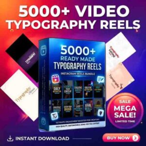 Typography reels bundle