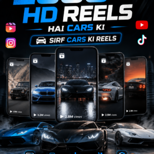 2000+ Edited Cars HD reels Bundle