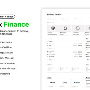 Notion x Finance Template