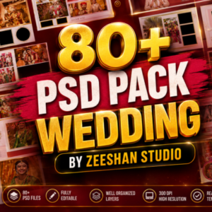 80+ WEDDING ALBUM PSD PACK