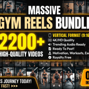 2,200+ Gym Reels Bundle