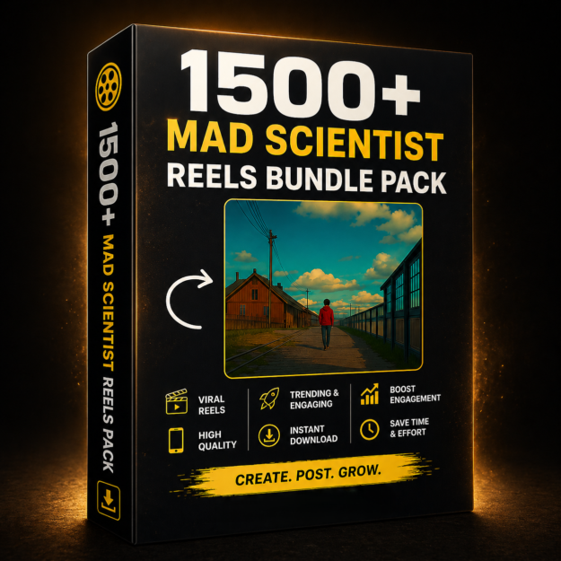 Ultimate 1500+ Viral Mad Scientist Reels Bundle!