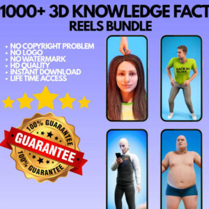 🔥1000+ 3d Knowledge Reels Bundle