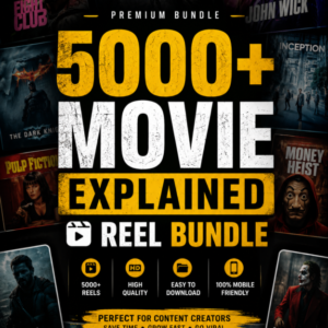5000+ Movie Explained Reel Bundle 🎬
