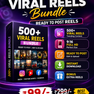 500+ Halk Reels Bundle Groww your Instagram