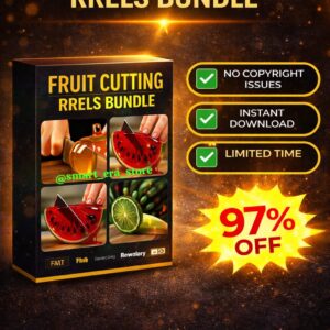 AI Fruit Cutting Reels Bundle β 1000+ Satisfying & Viral Clips