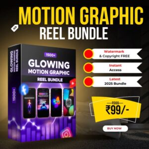 Glowing Motion Graphics Reels Bundle – 1000+ Neon & Visual Effect Clips
