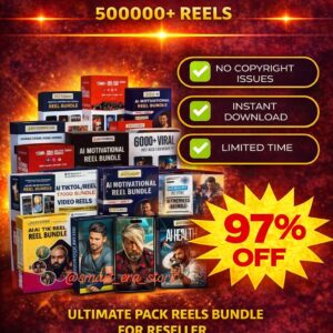 Mega Reels Bundle – 5,00,000+ Reels | 120+ Viral Categories