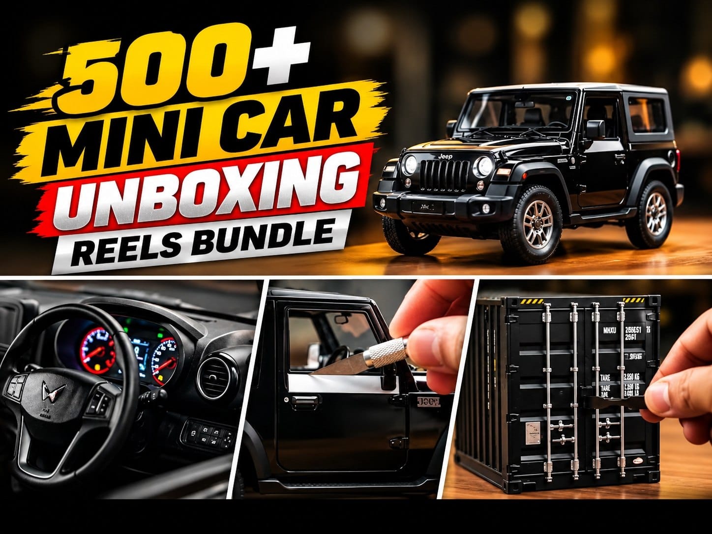 500+ Mini Car Unboxing Reels Bundle 🚗 | Viral Car Unboxing Videos | Reels Content Pack