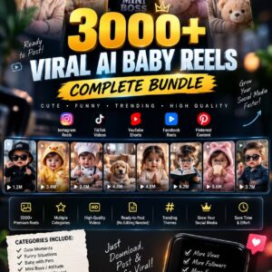3000+ Viral AI Baby Reels — Complete Bundle