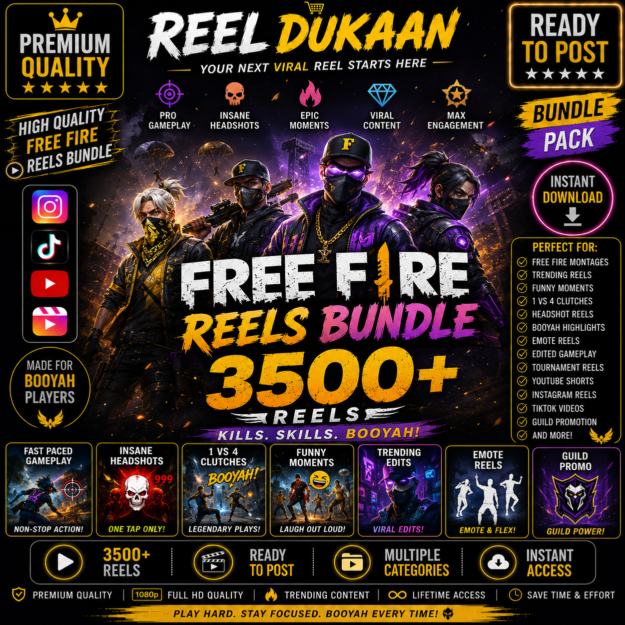Viral Free Fire Reels Bundle ๐ฅต