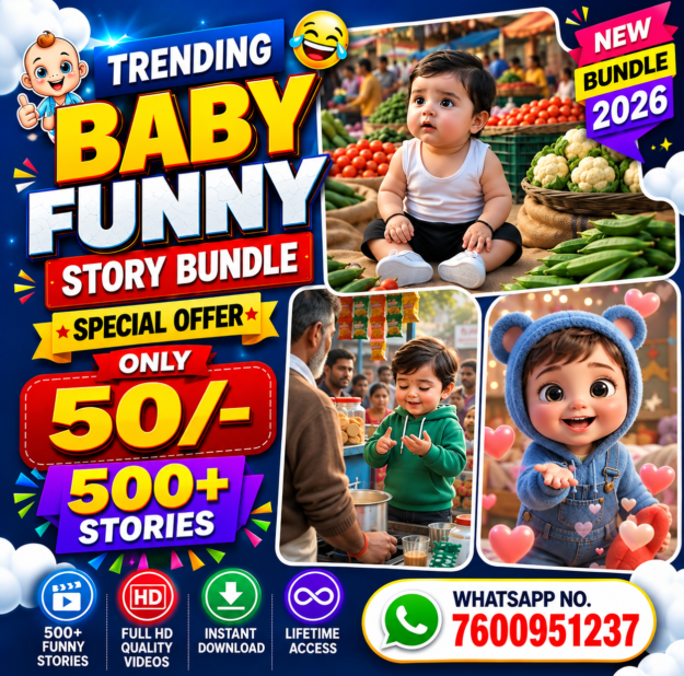 500+ Funny Baby AI Shorts Bundle π