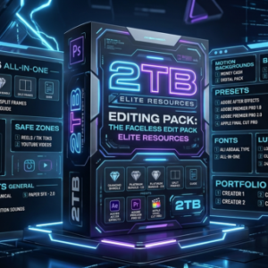 THE FACELESS EDIT PACK RESOURCES