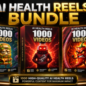 🧠🔥 AI HEALTH REELS MEGA BUNDLE — 1000+ PREMIUM AI HEALTH & WELLNESS REELS | READY-TO-POST CONTENT FOR INSTAGRAM, YOUTUBE SHORTS & FACEBOOK | HD QUALITY | NO WATERMARK | LIFETIME ACCESS 🚀