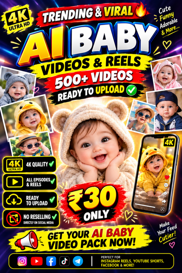 500+ AI Baby Reel Bundle