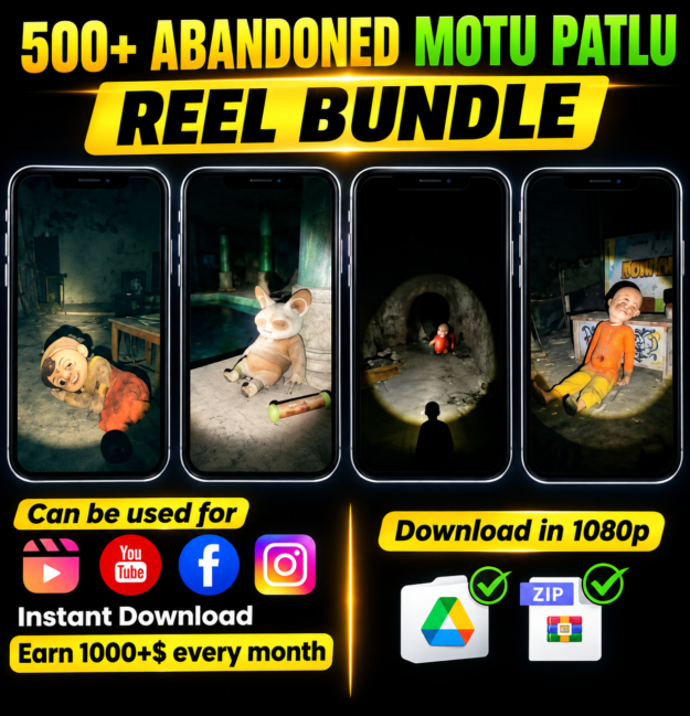 500+ ABANDONED MOTU PATLU REEL BUNDLE