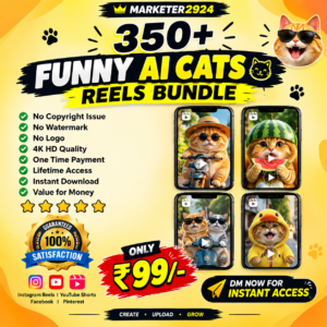 🐱 350+ Funny AI Cats Reels Bundle