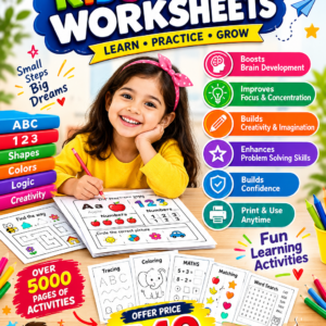 5000+ Kids Activity Worksheets सिर्फ ₹49!