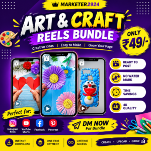🎨 Art & Craft Reels Bundle –